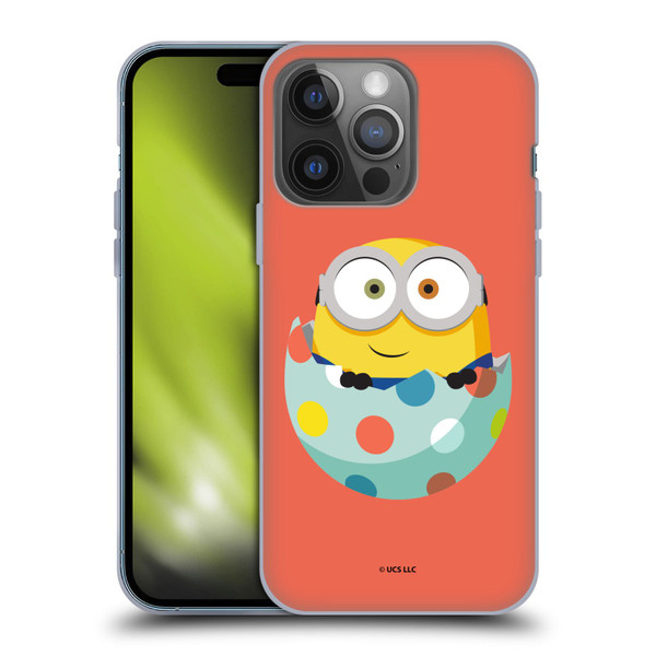Minions Rise of Gru(2021) Easter 2021 Bob Egg Soft Gel Case for Apple iPhone 14 Pro