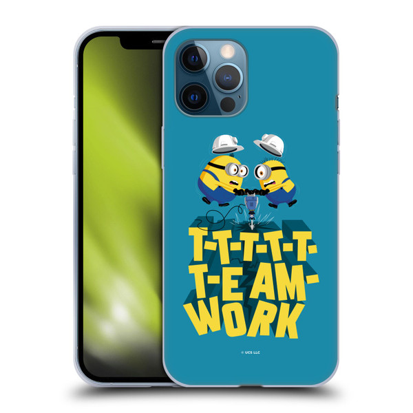 Minions Rise of Gru(2021) Graphics Teamwork Soft Gel Case for Apple iPhone 12 Pro Max