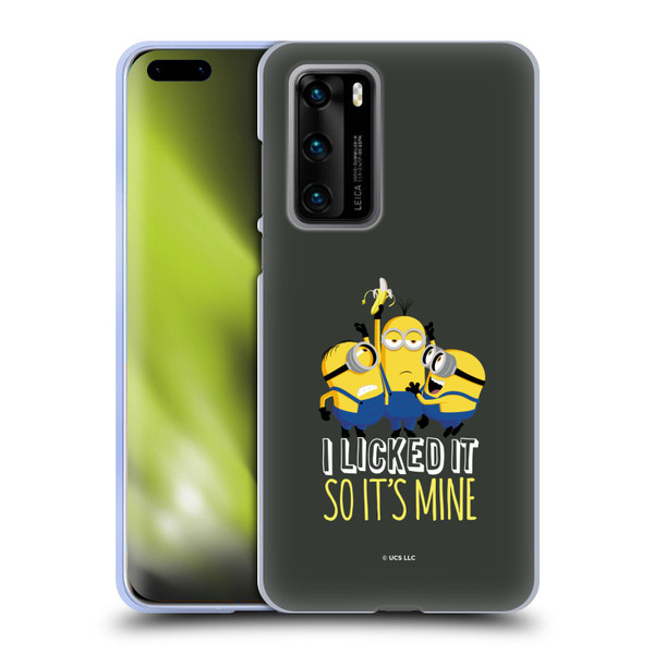 Minions Rise of Gru(2021) Humor Banana Soft Gel Case for Huawei P40 5G