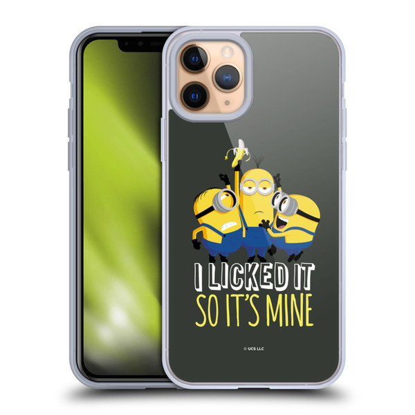 Minions Rise of Gru(2021) Humor Banana Soft Gel Case for Apple iPhone 11 Pro