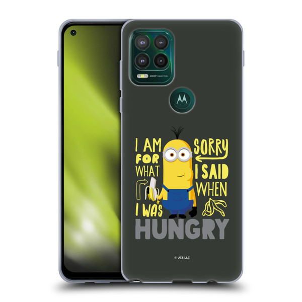 Minions Rise of Gru(2021) Humor Hungry Soft Gel Case for Motorola Moto G Stylus 5G 2021