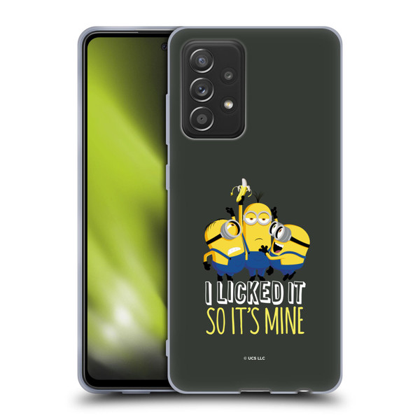 Minions Rise of Gru(2021) Humor Banana Soft Gel Case for Samsung Galaxy A52 / A52s / 5G (2021)