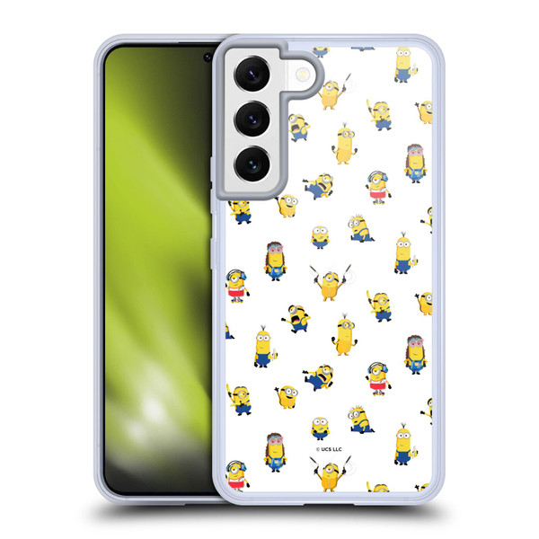 Minions Rise of Gru(2021) Humor Costume Pattern Soft Gel Case for Samsung Galaxy S22 5G