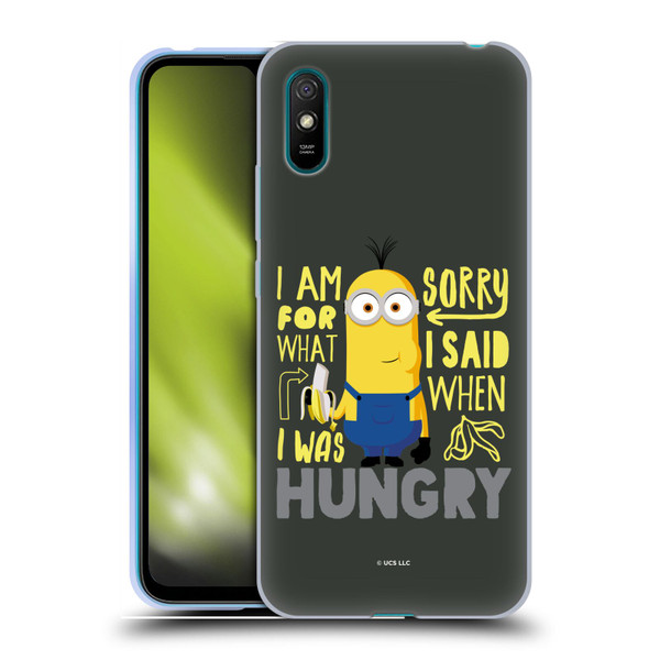Minions Rise of Gru(2021) Humor Hungry Soft Gel Case for Xiaomi Redmi 9A / Redmi 9AT