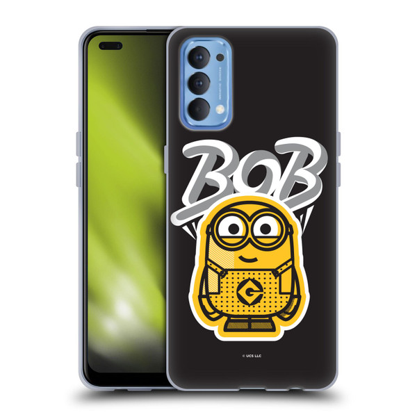 Minions Rise of Gru(2021) Iconic Mayhem Bob Soft Gel Case for OPPO Reno 4 5G