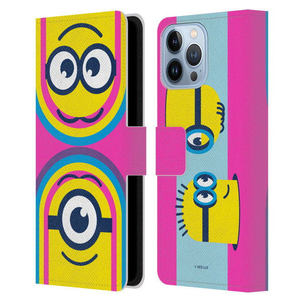 Minions Rise of Gru(2021) Day Tripper Face Leather Book Wallet Case Cover For Apple iPhone 13 Pro Max