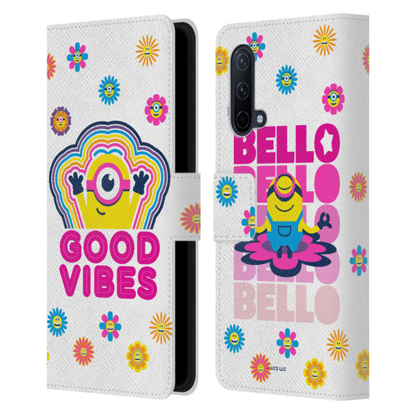 Minions Rise of Gru(2021) Day Tripper Good Vibes Leather Book Wallet Case Cover For OnePlus Nord CE 5G