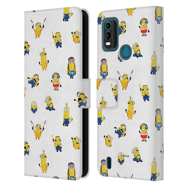 Minions Rise of Gru(2021) Humor Costume Pattern Leather Book Wallet Case Cover For Nokia G11 Plus