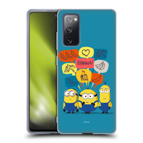 Minions Rise of Gru(2021) Graphics Speech Bubbles Soft Gel Case for Samsung Galaxy S20 FE / 5G