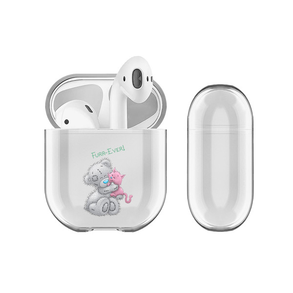 Me To You Classic Tatty Teddy Cat Pet Clear Hard Crystal Cover Case for Apple AirPods 1 1st Gen / 2 2nd Gen Charging Case