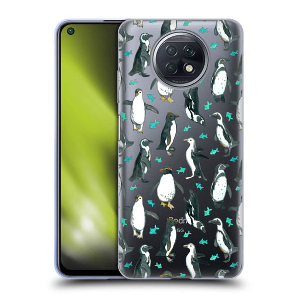 Micklyn Le Feuvre Animals 2 Little Penguins And Fish Soft Gel Case for Xiaomi Redmi Note 9T 5G