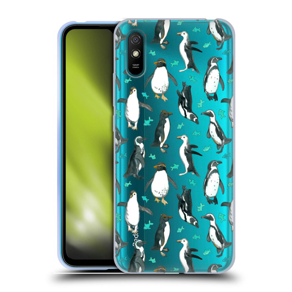 Micklyn Le Feuvre Animals 2 Little Penguins And Fish Soft Gel Case for Xiaomi Redmi 9A / Redmi 9AT