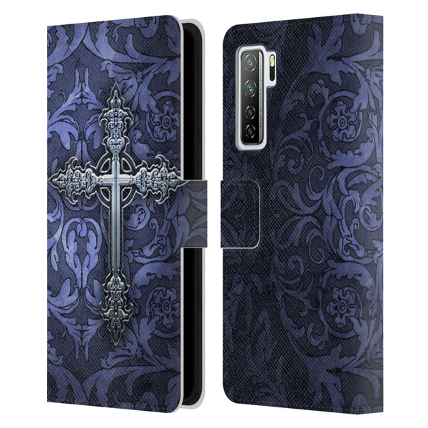 Brigid Ashwood Crosses Gothic Leather Book Wallet Case Cover For Huawei Nova 7 SE/P40 Lite 5G