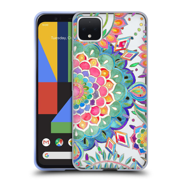 Micklyn Le Feuvre Mandala 5 Colour Celebration Soft Gel Case for Google Pixel 4 XL