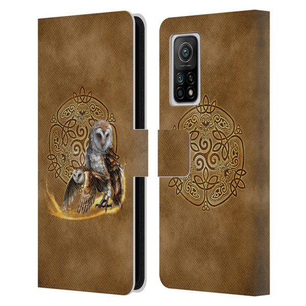 Brigid Ashwood Celtic Wisdom Owl Leather Book Wallet Case Cover For Xiaomi Mi 10T 5G