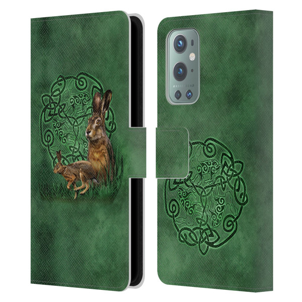 Brigid Ashwood Celtic Wisdom 2 Hare Leather Book Wallet Case Cover For OnePlus 9