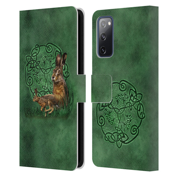 Brigid Ashwood Celtic Wisdom 2 Hare Leather Book Wallet Case Cover For Samsung Galaxy S20 FE / 5G