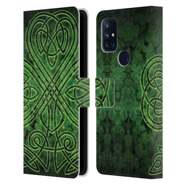 Brigid Ashwood Celtic Wisdom 3 Irish Shamrock Leather Book Wallet Case Cover For OnePlus Nord N10 5G