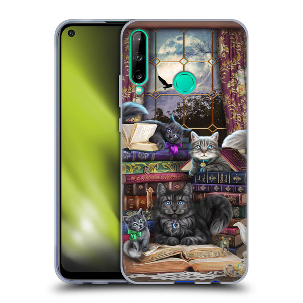 Brigid Ashwood Cats Storytime Cats And Books Soft Gel Case for Huawei P40 lite E
