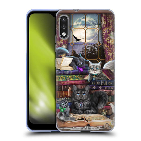 Brigid Ashwood Cats Storytime Cats And Books Soft Gel Case for LG K22