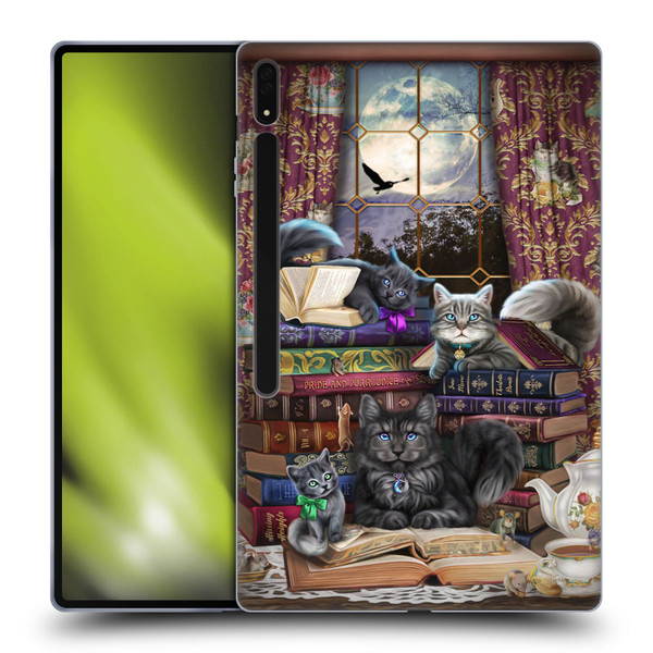Brigid Ashwood Cats Storytime Cats And Books Soft Gel Case for Samsung Galaxy Tab S8 Ultra