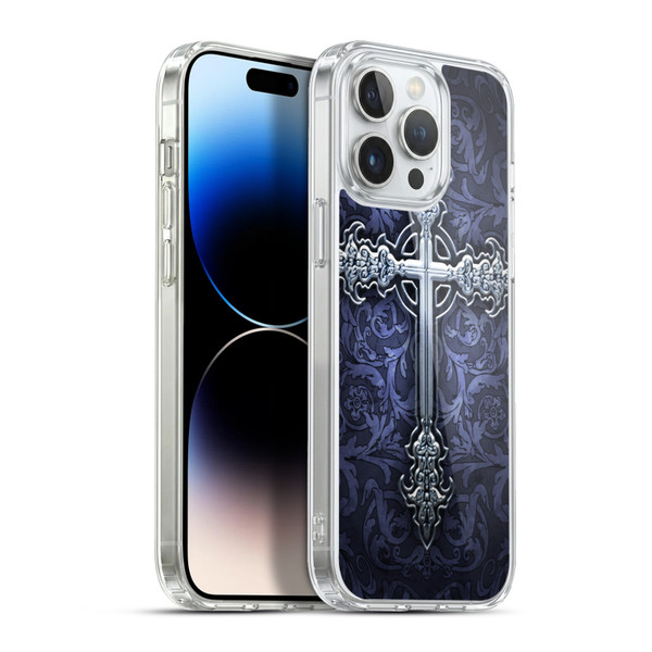 Brigid Ashwood Crosses Gothic Soft Gel Case for Apple iPhone 13 Pro Max & MagSafe