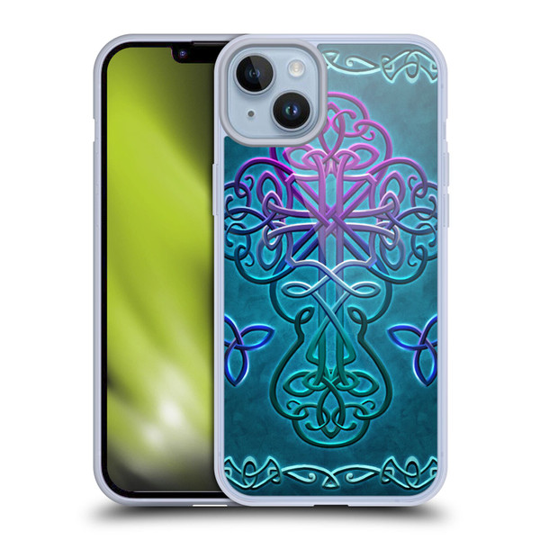 Brigid Ashwood Crosses Celtic Soft Gel Case for Apple iPhone 14 Plus