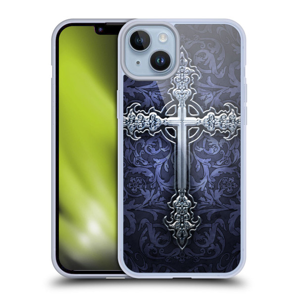 Brigid Ashwood Crosses Gothic Soft Gel Case for Apple iPhone 14 Plus
