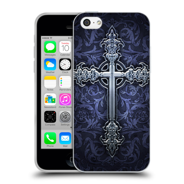 Brigid Ashwood Crosses Gothic Soft Gel Case for Apple iPhone 5c