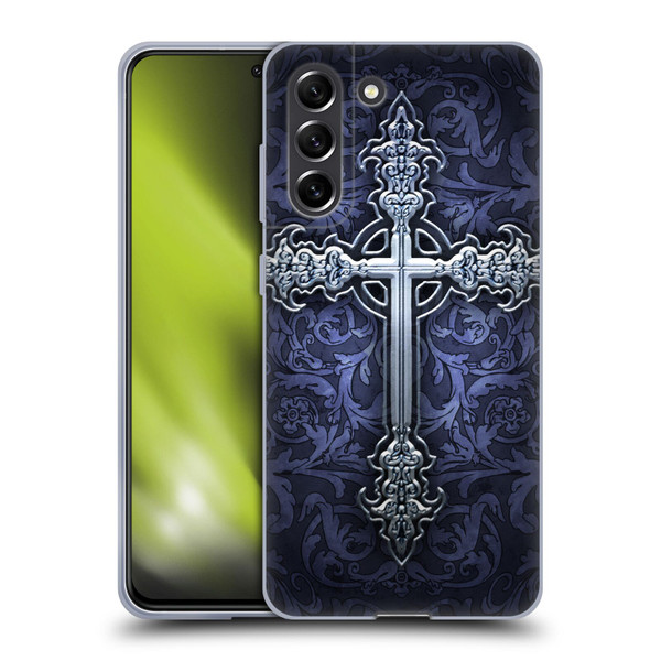 Brigid Ashwood Crosses Gothic Soft Gel Case for Samsung Galaxy S21 FE 5G