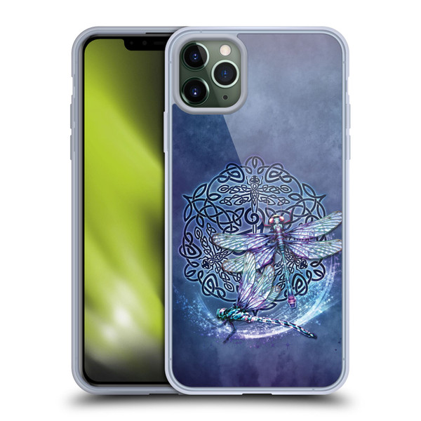 Brigid Ashwood Celtic Wisdom Dragonfly Soft Gel Case for Apple iPhone 11 Pro Max