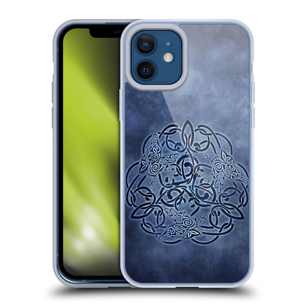 Brigid Ashwood Celtic Wisdom Knot Raven Soft Gel Case for Apple iPhone 12 / iPhone 12 Pro