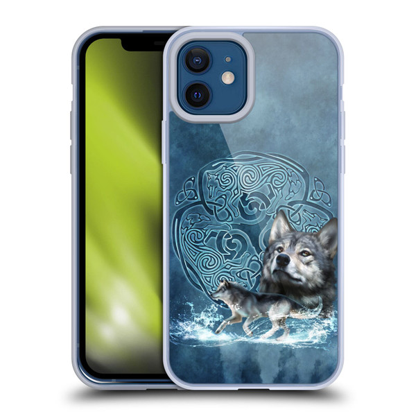 Brigid Ashwood Celtic Wisdom Wolf Soft Gel Case for Apple iPhone 12 / iPhone 12 Pro