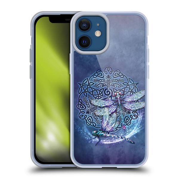 Brigid Ashwood Celtic Wisdom Dragonfly Soft Gel Case for Apple iPhone 12 Mini