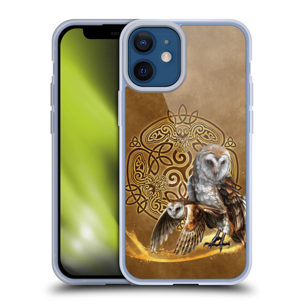 Brigid Ashwood Celtic Wisdom Owl Soft Gel Case for Apple iPhone 12 Mini