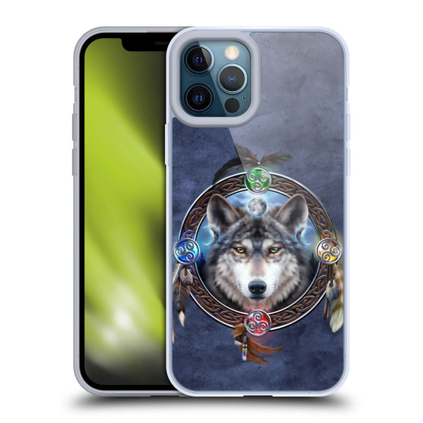Brigid Ashwood Celtic Wisdom Wolf Guide Soft Gel Case for Apple iPhone 12 Pro Max