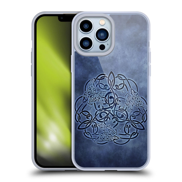 Brigid Ashwood Celtic Wisdom Knot Raven Soft Gel Case for Apple iPhone 13 Pro Max
