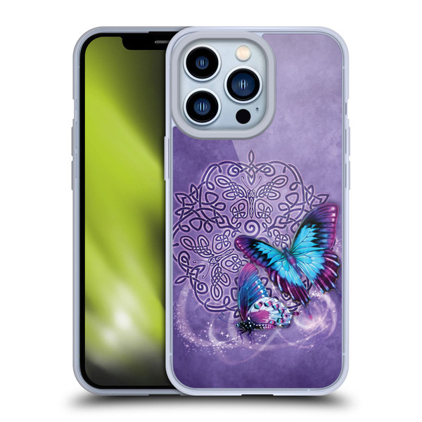 Brigid Ashwood Celtic Wisdom Butterfly Soft Gel Case for Apple iPhone 13 Pro