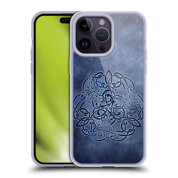 Brigid Ashwood Celtic Wisdom Knot Raven Soft Gel Case for Apple iPhone 14 Pro Max