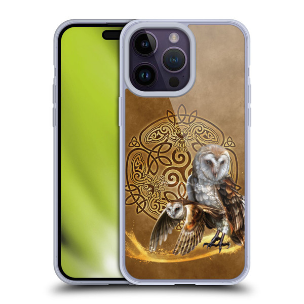 Brigid Ashwood Celtic Wisdom Owl Soft Gel Case for Apple iPhone 14 Pro Max