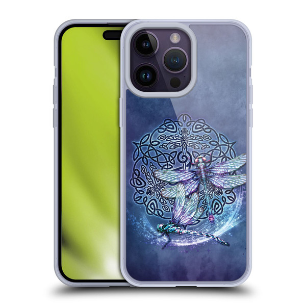 Brigid Ashwood Celtic Wisdom Dragonfly Soft Gel Case for Apple iPhone 14 Pro Max
