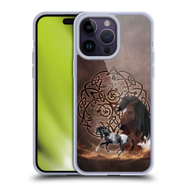 Brigid Ashwood Celtic Wisdom Horse Soft Gel Case for Apple iPhone 14 Pro Max