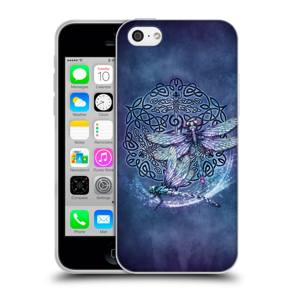 Brigid Ashwood Celtic Wisdom Dragonfly Soft Gel Case for Apple iPhone 5c