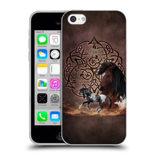Brigid Ashwood Celtic Wisdom Horse Soft Gel Case for Apple iPhone 5c