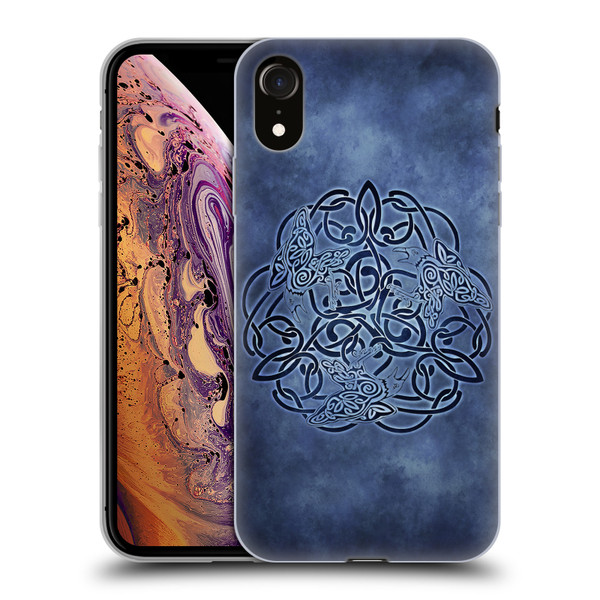 Brigid Ashwood Celtic Wisdom Knot Raven Soft Gel Case for Apple iPhone XR