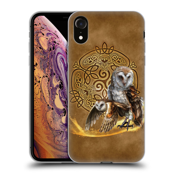 Brigid Ashwood Celtic Wisdom Owl Soft Gel Case for Apple iPhone XR