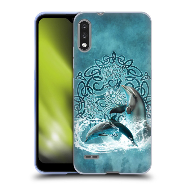 Brigid Ashwood Celtic Wisdom Dolphin Soft Gel Case for LG K22