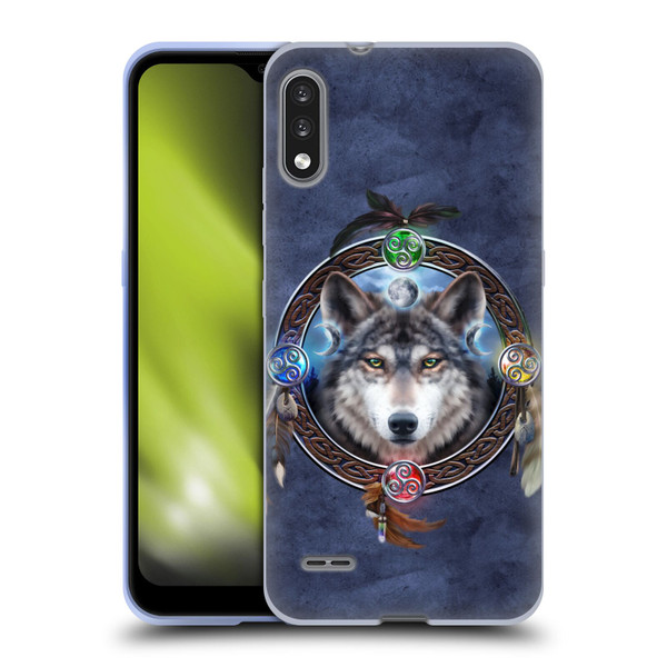 Brigid Ashwood Celtic Wisdom Wolf Guide Soft Gel Case for LG K22