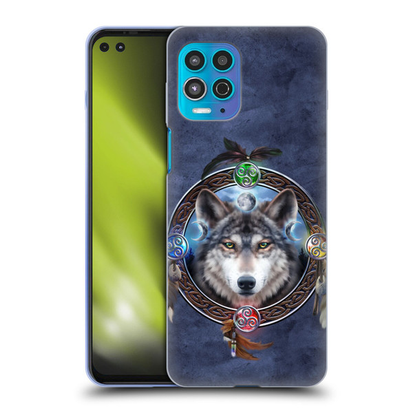 Brigid Ashwood Celtic Wisdom Wolf Guide Soft Gel Case for Motorola Moto G100