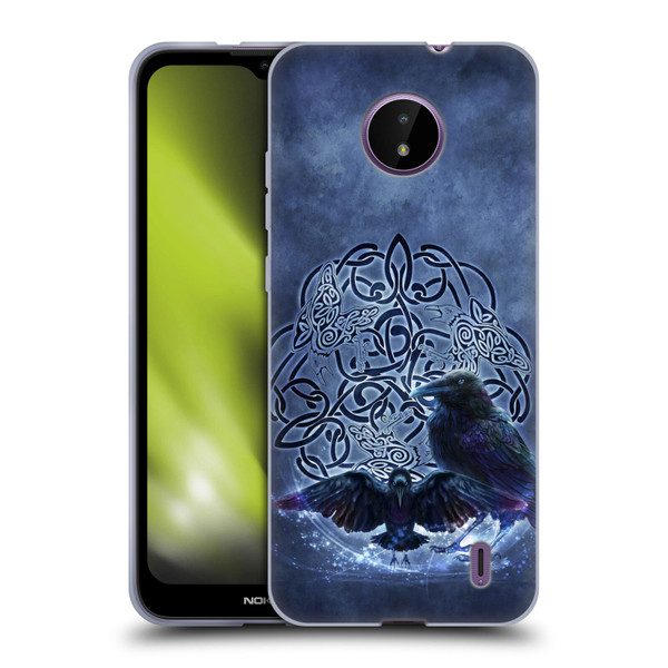 Brigid Ashwood Celtic Wisdom Raven Soft Gel Case for Nokia C10 / C20